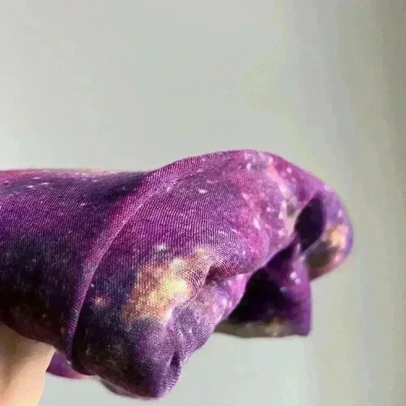 C’est Moi Galaxy Universe Space Pattern Spiritual Cosmic Boho Mutlicolour Scarf - Picture 8 of 10